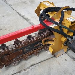 Vermeer STR48 mini skid steer trencher attachment 