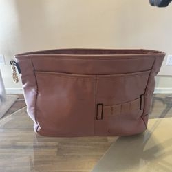 Pink Brown Purse Organizer