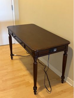 Wooden desk
