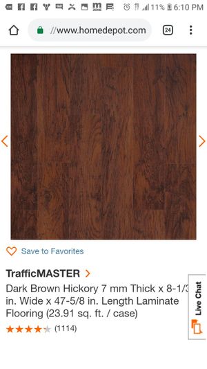 Dark Brown Hickory Laminate Flooring For Sale In Bakersfield Ca