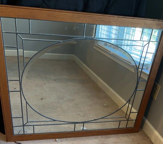 XL Wall Mirror - Stained Glass Style