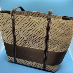 Coach Lozenge Tote Shoulder Bag