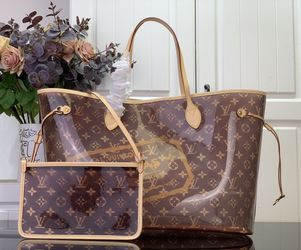 Neverfull Large Tote Bag Brown (Transparent)
