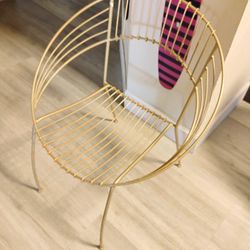 1960's MCM Round Space Age Metal Chair 