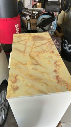 White dresser