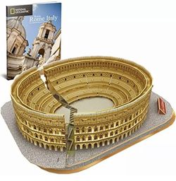 National Geographic 3D Puzzle The Colosseum Architecture Model Kit Ancient Rome