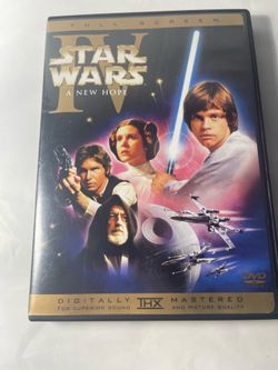 Star Wars Episode IV A New Hope DVD PG Full Screen Commentary 2004