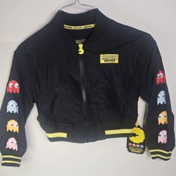 Justice Pac-Man Mini Bomber Jacket Girls XS (5-6)