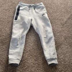 Youth L  Grey Nike Tech Pants 