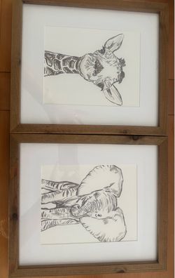 Wood framed pictures