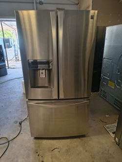 Kenmore Refrigerator stainless steel 3 door