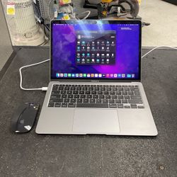 MacBook Air With Mouse 