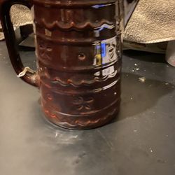 Mar-crest jumbo 5 Pint Oven Proof, Stoneware Pitcher