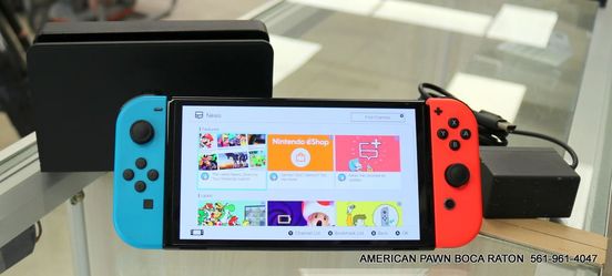 Nintendo Switch OLED HEG-001 Console 64GB Red/Blue Joy-Cons