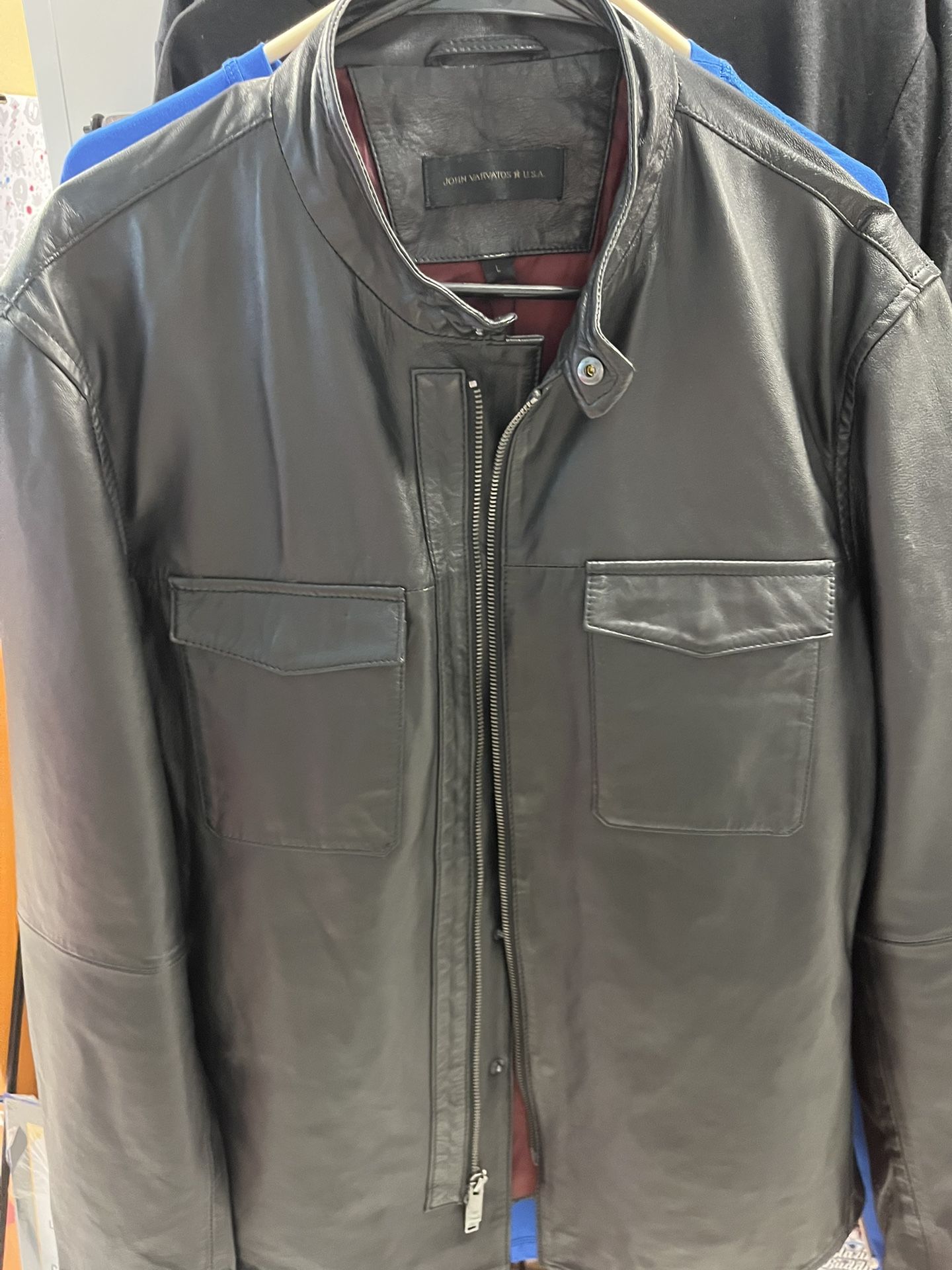 John Varvatos Leather Jacket
