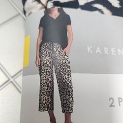 Karen 2-Piece Set Top and Printed Pants