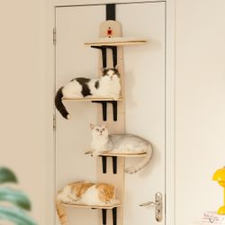 Mewoofun Brand Door Mounted Cat Shelf