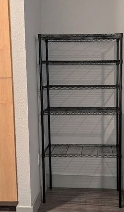 Wire Shelves, 5-Tier adjustable height 36"W x 16"D x 72"H, 1750 lb Capacity, Storage/Tools/Kitchen