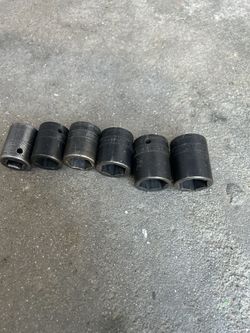 Snap On Tools 1/2 Inch 19.20.21.22.24. $25 Each 