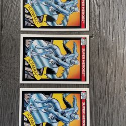 Marvel 1990 Iceman Card