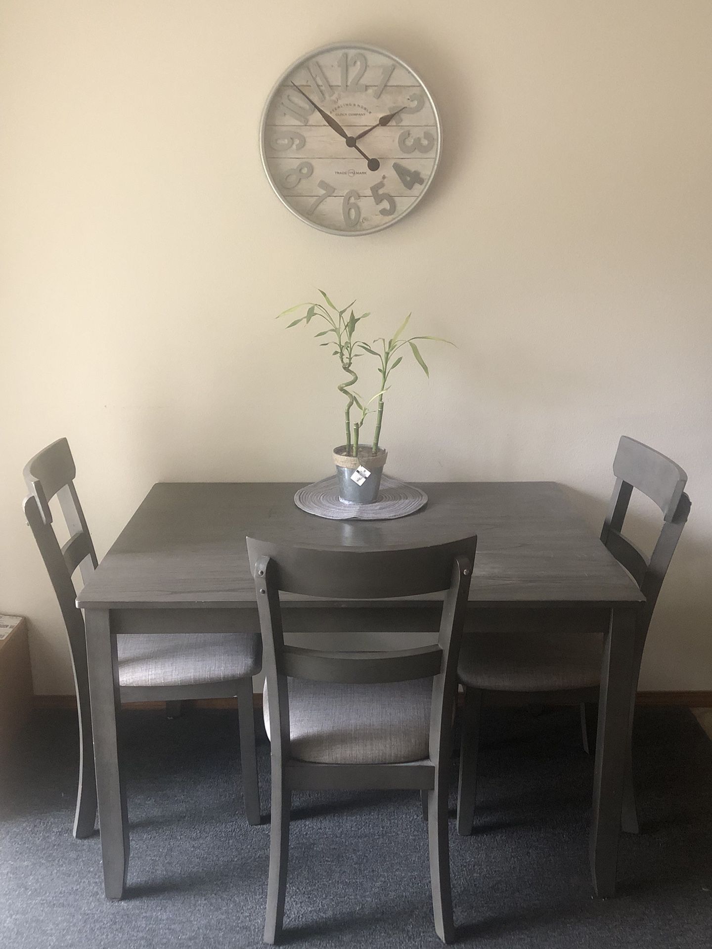 Gray Dining Table