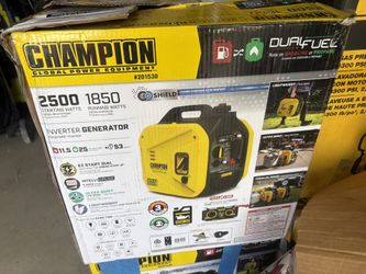 2500/1850-Watt Recoil Start Gasoline/Propane Powered Dual Fuel Inverter Generator with Quiet Technology and CO Shield