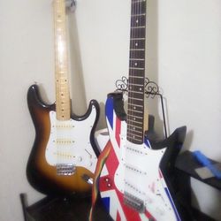 Two Electric Guitar With Cases Both Work Good Both For 130$