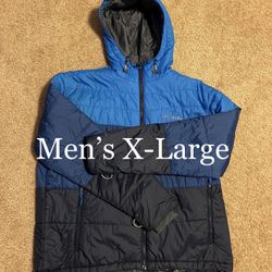 COLUMBIA / Retails $200+Tax / “OMNI-HEAT” Hooded Snow Coat Insulated Jacket w/ Synthetic QUICK-DRY DOWN / Mens X-Large (XL) / Brand New w/o Tags!! 
