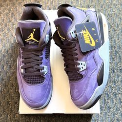 Jordan 4 Retro “Lakers” Grade School 