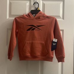 Brand New Boys Reebok Sweatshirt With Hoodie Size 6 Kids