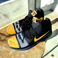 Nike Kobe AD NXT FF "Off-White Inspired" (Black/Yellow)