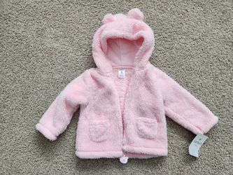 NWT Carter's pink hoodie jacket 9 mo