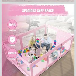 Large Pink Playpen 