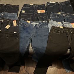 Brand New Levi Jeans 505 501 511 All Different Sizes 