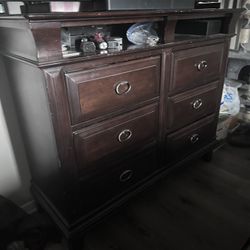 Take All Items For 80 -Moving Sale- Real Wood Dresser Loveseat Car Seat And Mattress 