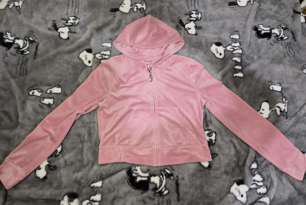 Pink Juicy Couture Womens Large Jacket Hoodie - New