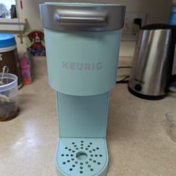 Keurig-K Mini, Single Serve Coffee Maker, Robins Egg Blue 