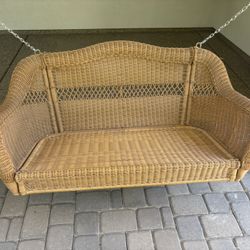 Hanging 2 Person Bench Swing With Chain And Spring