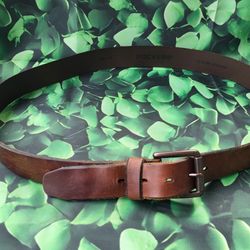 Dockers Brown Leather Belt Size 40