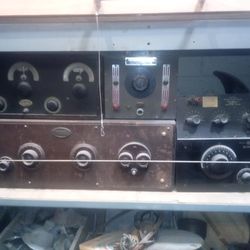 A vintage electronic testing machines etc