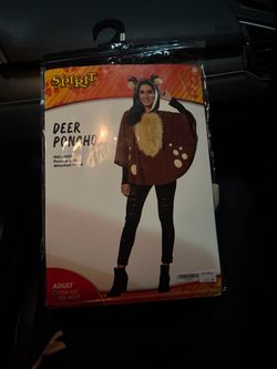 Deer pancho costume