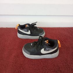Nike Force 1 LV8 5C Little Kids' Shoes Black-Wolf Grey-Dark Grey ck0830-001