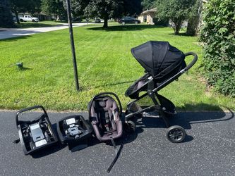 Evenflo Pivot Travel System with Car Seat and Bases