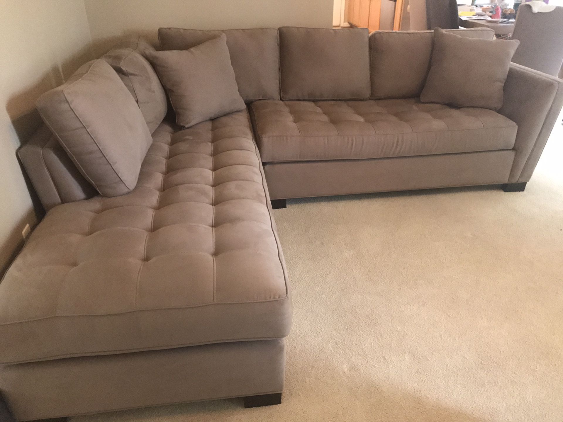 BRAND NEW CINDY CRAWFORD 2 PIECE SECTIONAL