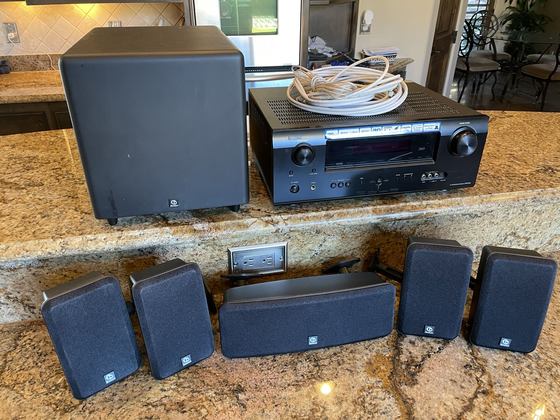 Denon & Boston Acoustics Home Theater Surround Sound System