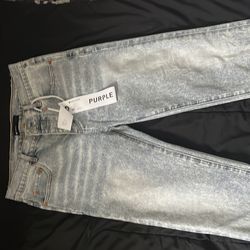 Purple jeans