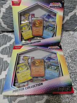 Pokemon Scarlet & Violet—Prismatic Evolutions Poster Collection $80 for both