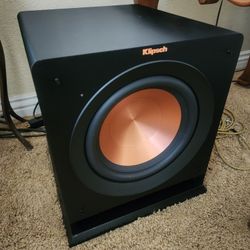 PAIR of Klipsch R110sw Powered Subwoofers