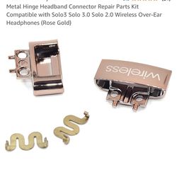 Metal hinge rose gold