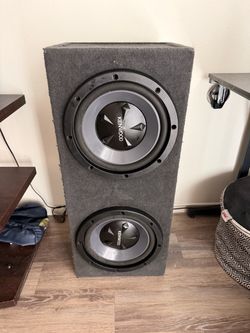 Kenwood Dual Subwoofer Speakers 2 12”